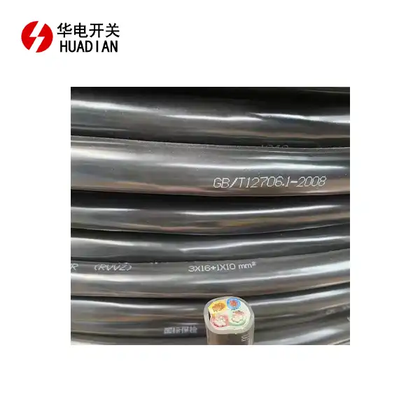 20kV Silicon Rwber Affeithwyr Cable Crebachu Llawn